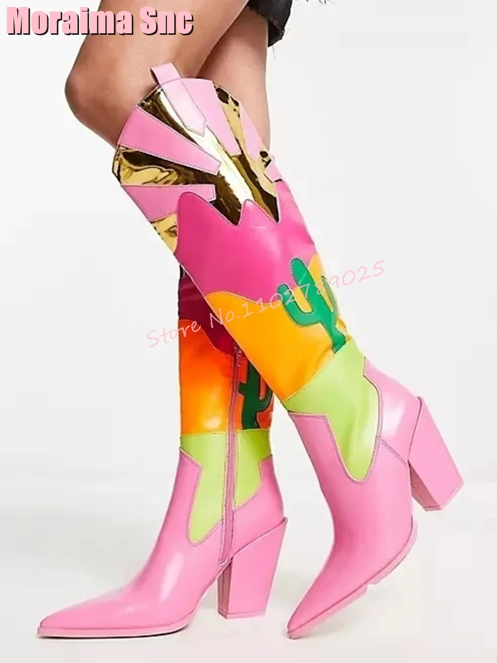 Ethnic Fashion Women - 2026 Modne damskie kozaki za kolano