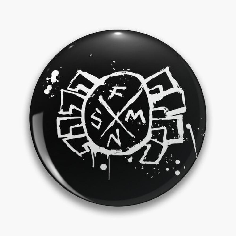 Ethnic Modern Fashion - Broszki z Logo Spider Punk, akcesoria