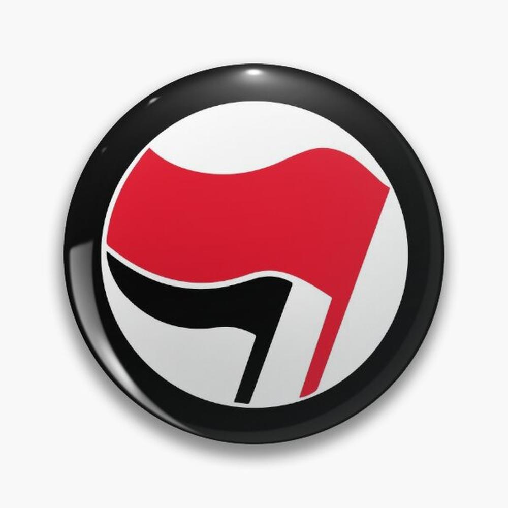 Ethnic Modern Fashion - Dumne przypinki Antifa Przyciski Broszki Biżuteria