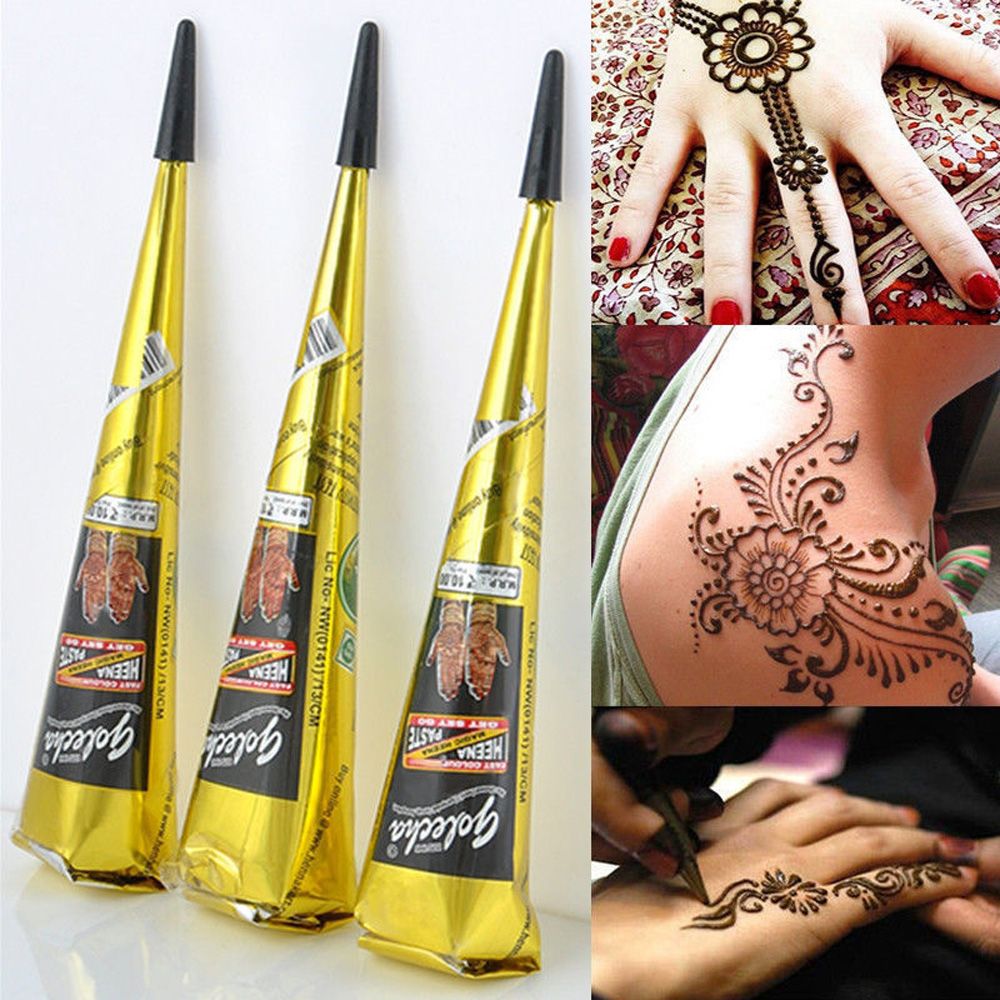Ethnic Fashion India - Naturalne tymczasowe Flash pasta do tatuażu
