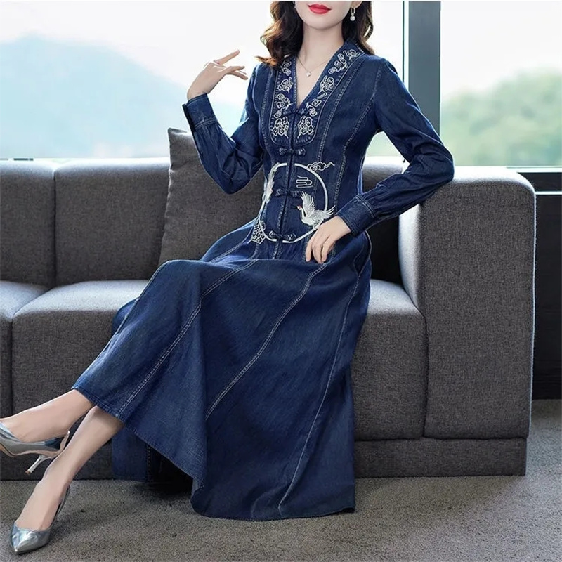 Ethnic Fashion Design - Sukienka w stylu etnicznym z pojedynczym